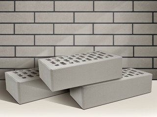Кирпич лицевой ТЕРЕКС 1НФ, Серый