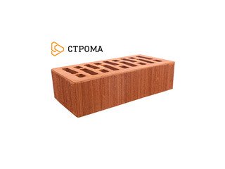 Кирпич облицовочный СТРОМА, 1НФ Терракотовый бархат