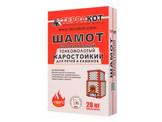 Шамот каолиновый печной «Терракот», 20 кг