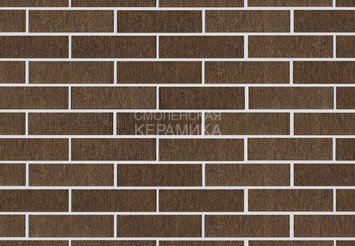 Кирпич облицовочный СТАРЫЙ ОСКОЛ Коричневый бархат 0,7НФ 4