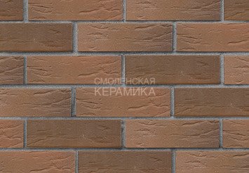 Кирпич лицевой керамический ЛСР Красный флэш ультра рустик 1НФ 3