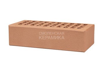 Кирпич лицевой керамический ЛСР Светло-коричневый гладкий, 1НФ 7