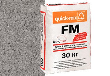 Цветная смесь для заделки швов Quick-mix FM . T стально-серый, 30 кг 1