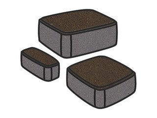 Тротуарная плитка Готика, "Классика Profi", 80 мм, темно-коричневый