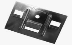 Кляммер и заклепка для кляммера для крепления доски с пазом, 250 шт/кор (по металлу), Бельгия