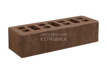 Кирпич облицовочный СТАРЫЙ ОСКОЛ Коричневый бархат 0,7НФ 6