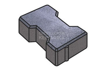 Гранитная тротуарная плитка Готика, Катушка Granite FINO, 60 мм, Амфиболит 1