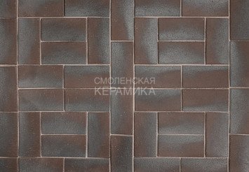 Клинкер тротуарный ЛСР ангобированный «ФРАНКФУРТ» Серебро Классик 2