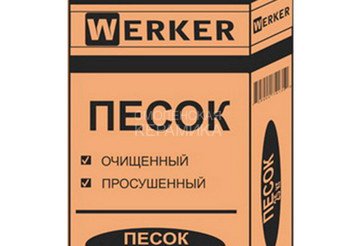 ПЕСОК обмуровочный WERKER 25 кг Терракот 1