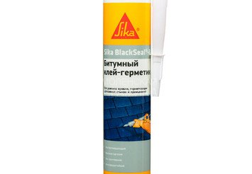 Герметик кровельный битумный черн. Sika BlackSeal-3 (613836) 300мл 1