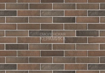 Кирпич облицовочный БРАЕР КЛАДКА Мокко Терра, 1 НФ 4
