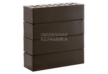 Клинкер фасадный ЛСР «Рейкьявик» черный гладкий глянцевый 3