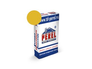 Цветная кладочная смесь Perel NL 0135 желтый, 50 кг