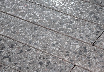 Гранитная тротуарная плитка Готика, Квадрат Granite FINO, 200x200x60, Галенит 2