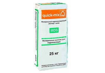 Минеральный гидроизолирующий раствор Quick-mix MDS 1