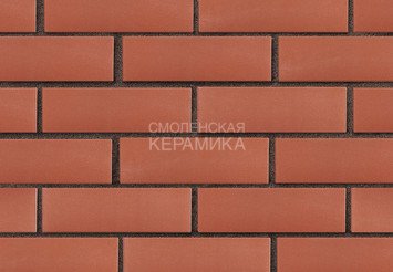 Клинкер фасадный ЛСР «Лондон» красный гладкий 1