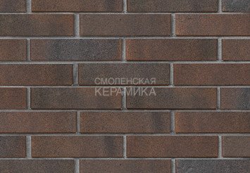 Кирпич лицевой керамический ЛСР Ореховый флэш, крафт, 1НФ 1