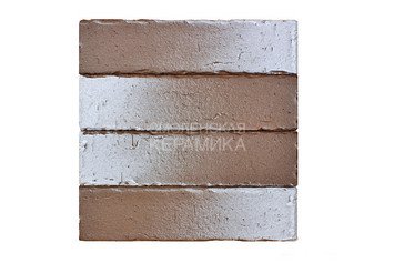 Клинкер фасадный ЛСР «Нарвик» коричневый с белым винтаж 5