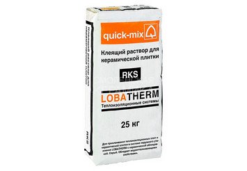 Клеящий раствор для керамической плитки Quick-mix RKS, 25 кг 1