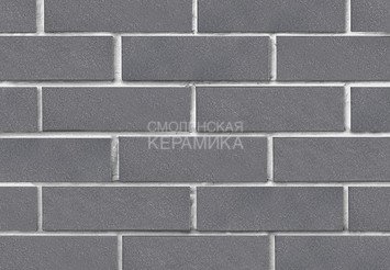 Клинкер фасадный ЛСР «Эльфюс» серебристый гладкий 2