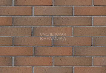 Кирпич лицевой керамический ЛСР Светло-коричневый флэш, крафт, 1НФ 1