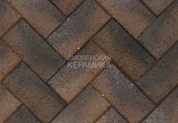 Клинкер тротуарный ЛСР ангобированный «ГАМБУРГ» Бордо Классик 1