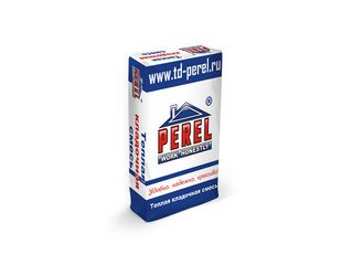 Клеевая смесь для ПГП PEREL Gipsel 5330 белая 30 кг, зима