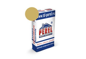 Цветная кладочная смесь Perel NL 0130 кремово-желтая, 50 кг 1