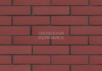 Кирпич лицевой керамический ЛСР Винный гладкий, 1НФ 1