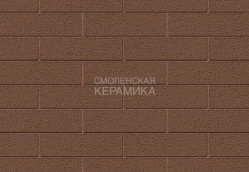 Кирпич облицовочный керамический ЖКЗ Темно-коричневый Пена 1НФ 4