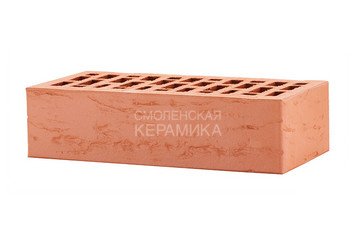 Кирпич лицевой керамический ЛСР Красный рустик, 1НФ 7