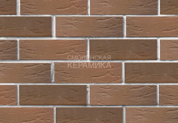 Кирпич лицевой керамический ЛСР Красный флэш ультра рустик 1НФ 2