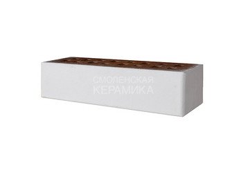 Клинкер фасадный ЛСР «Вернамо» белый гладкий 6