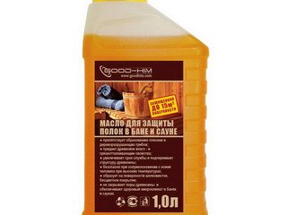 Масло для защиты полок в бане и сауне, G-H-210, кан. 1л.