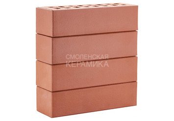 Клинкер фасадный ЛСР «Лондон» красный гладкий 4