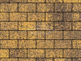 Тротуарная плитка Выбор "Листопад", ЛА-ЛИНИЯ Янтарь