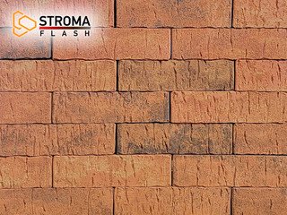 Кирпич облицовочный СТРОМА, 1НФ Flash House декорат. поверхность инкрустация