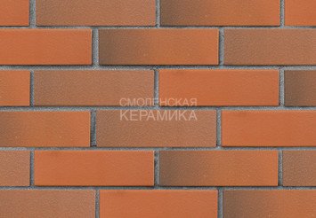 Кирпич лицевой керамический ЛСР Красный флэш гладкий, 1НФ 3