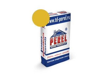 Цветная кладочная смесь Perel VL 0235 желтый, 50 кг 1