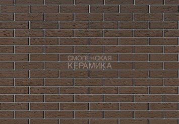Кирпич облицовочный БРАЕР Коричневый, риф 1 НФ 4