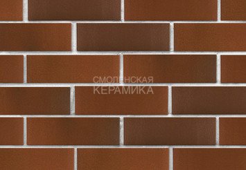 Кирпич лицевой керамический ЛСР Красный флэш ультра гладкий 1НФ 1