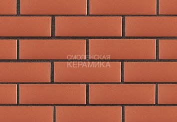 Кирпич лицевой керамический ЛСР Красный гладкий, 1НФ 1