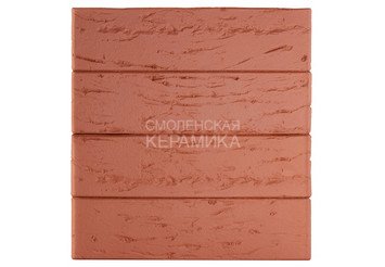 Кирпич лицевой керамический ЛСР Красный рустик, 1НФ 5