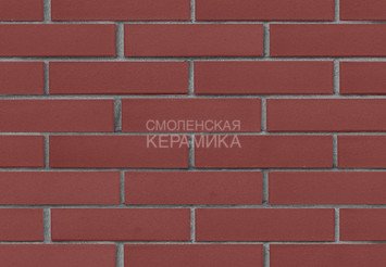 Кирпич лицевой керамический ЛСР Винный гладкий, 1НФ 3