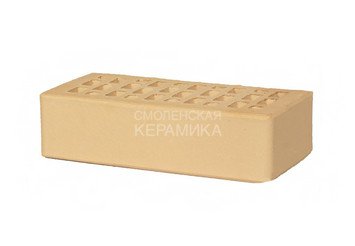 Кирпич лицевой керамический ЛСР Пшеничный гладкий, 1НФ 7