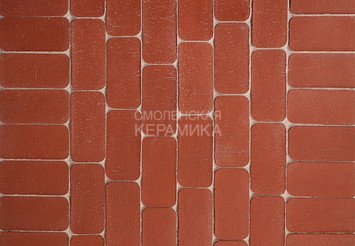 Клинкер тротуарный ЛСР «ЛОНДОН» классик R красный 2