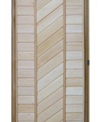 Дверь банная (липа) 1,90х0,70, ДГ-07, ЛЕВАЯ