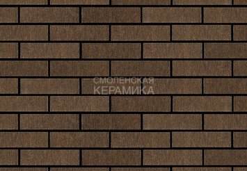 Кирпич облицовочный СТАРЫЙ ОСКОЛ Коричневый бархат 0,7НФ 2