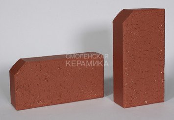 Брусчатка красная ЛСР «Лондон» бордюр 0,51NF 1