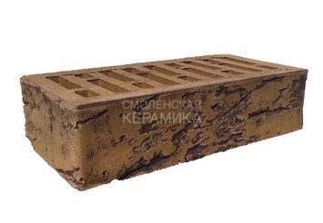 Кирпич облицовочный СТРОМА, 1,4НФ Кедр кора дуба инкруст. 2